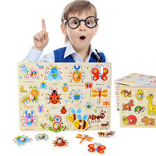 Kids 3d Wooden Puzzles Toys Alphabet Number Puzzle Baby Colorful Letter Digital Geometric Montessori Educational Toy Aliexpress