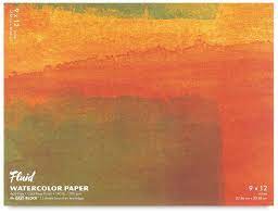 Fluid Easy Block Watercolor Paper Block 9 X 12 15 Sheets Blick Art Materials Watercolor Paper Watercolor Art Supply Organization