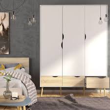Kleiderschrank Oslo 3 Turig Two Tone Kleiderschrank Kinderzimmer Kinderkleiderschrank Kinder Kleiderschrank