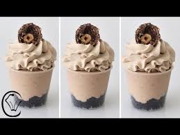 Ferrero Rocher Mini Mousse Dessert Cups With Chocolate Whipped Cream Topping Eggless No Gelatine Youtube Desserts Mini Mousse Mousse Dessert