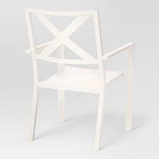 Afton X Back Patio Dining Chair Threshold Patio Dining Chairs Metal Patio Chairs Patio Dining