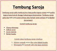 Check spelling or type a new query. Tembung Saroja Dan Artinya Secara Lengkap Seni Budayaku