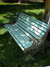 A Garden Oasis Update Garden Bench Painted Benches Outdoor Bench