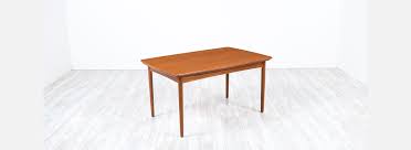 Table 29.50in h x 47.25n w x 47.25in d chairs 28.25in h x 20in w x 17in d seat height 17.50in. Danish Modern Expanding Draw Leaf Teak Dining Table Danish Modern L A