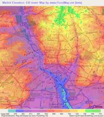 It is located on the iberian peninsula, where portugal, gibraltar and andorra are. Elevation Of Madrid Spain Elevation Map Topography Contour