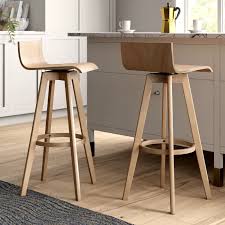 Dery Swivel Bar Counter Stool In 2020 Modern Bar Stools Bar Stools Wooden Bar Stools