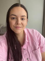 Maisie's stunning new haircut!! Getting shorter.....just in case 😔 but we  love it!! 💜💚