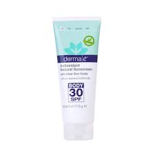 Yadah oh my sun spf 35 i bought the small sample size on the recommendation of an ab i haven't used sunscreen for the past couple of months because my skin has gone insane. Buy Derma E Antioxidant Natural Sunscreen Spf 30 Body Lotion 113g Spf Sunscreen Natural Sunscreen Mineral Sunscreen