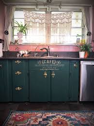 About 17% of those are lounge farmhouse rustic kitchen burnt wood kitchen cabinets, soapstone countertops gray sw 7641sherwinwilliams the other rustic and curated. 8 Colorful Kitchen Cabinets Flea Market Finds Home And Garden Decorating Ideas By Expert Interior Decorators