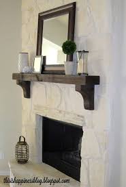Black And White Fireplace Surround Painted Stone Fireplace Dark Mantel Painted Stone Fireplace White Stone Fireplaces Home Fireplace