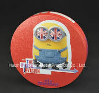 Special Finishing OEM Hot Sale Round Biscuit Tin Can Cookie Tin Container