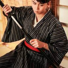 Portrait, homme, vieux, japonais, costume religieux, en pied, de face, paysage, japon, pont, rivière, montagne, forêt, scène, japon, femme, assis, debout, kimono, coiffure, paysage. Kimono Homme Pas Cher Daily Japon