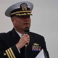 U.S. Navy Cmdr. Daniel Straub, the commanding officer
