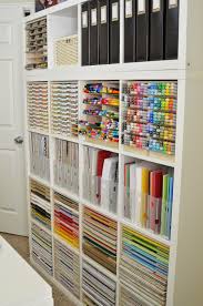 Craft Room Organisation Using Ikea Kallax Love The Pen Storage Craft Room Storage Craft Paper Storage Room Organization