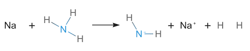 Na + NH3 = NaNH2 + H2 - Trình cân bằng phản ứng hoá học