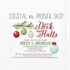 Christmas Wedding Shower Invitation Holiday Couples Shower Etsy Christmas Bridal Shower Invitations Couple Wedding Shower Christmas Bridal Showers