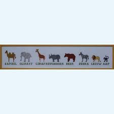 By using many colors and full stitches our animal patterns, once completed, look as realistic as the animal itself. Zoo Aaronart