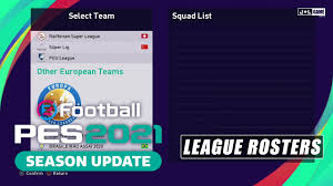 Complete table of uefa nations league standings for the 2020/2021 season, plus access to tables from past seasons and other football leagues. Pes 2021 Other European Teams League Rosters Youtube