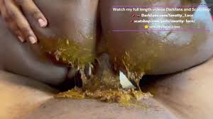 Ebony Scat Couple Getting Messy with Anal Sex