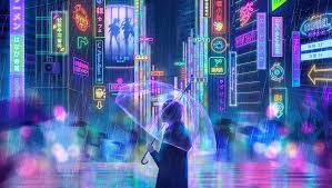 Maybe you would like to learn more about one of these? Glowing With Neon Anime Girl Anime Neon Rain Umbrella Artist Artwork Hd Wallpaper Peakpx