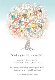 Today's mother's day deal of the day: Family Tree Family Reunion Invitation Template Free Greetings Island