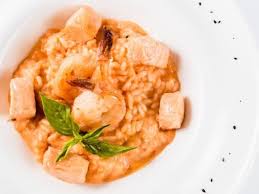 Risotto Aux Crevettes Et Saumon Recette Recette Risotto Risotto Aux Crevettes Risotto