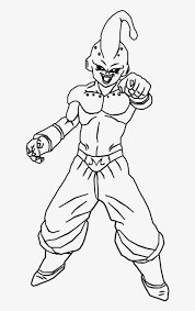 Goku is all that stands between humanity and villains from the darkest corners of space. Dragon Ball Z Majin Buu Coloring Page Dragon Ball Z Majin Boo Para Colorir Transparent Png 644x1238 Free Download On Nicepng