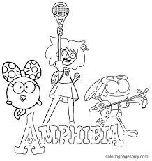 Amphibia Coloring Pages Printable for Free Download