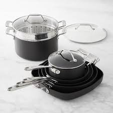 All Clad Essentials Nonstick 10 Piece Set Williamssonoma Pots And Pans Sets Cookware Set All Clad