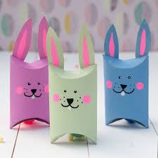 Susse Diy Osterhasenschachteln Aus Klorollen Handmade Kultur Klopapierrollen Basteln Ostern Osternest Basteln Ostern Geschenke Basteln