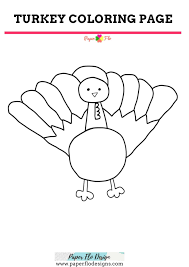 2) click on the coloring page image in the bottom half of the screen to make that frame active. Easy Printable Turkey Coloring Pages Paper Flo Designs