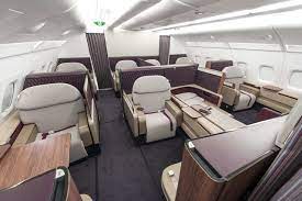 The first flight to feature the new seat will be to milan on june 25 before being rolled out on other key routes including athens, barcelona and karachi. Picture Qatar Unveils New First Class With A380 Cabin Reveal News Flight Global