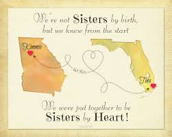 Plus i facetime my sister/parents almost everyday which is great, and they hope to move closer we lived in the sf bay area and we moved four hours away. Not Sisters By Birth But Sisters By Heart Gift Birthday Gift Etsy Birthday Gifts For Best Friend Friend Moving Away Birthday Quotes For Best Friend