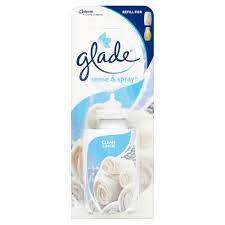 Glade Sense And Spray Clean Linen Air Freshener Refill 18ml Wilko