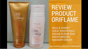 Testimoni milk and honey sugar scrub oriflame. Review Product Oriflame Milk Honey Gold Smoothing Sugar Scrub Dan Moisturising Shower Cream Youtube