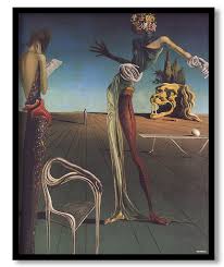 Woman With A Head Of Roses By Salvador Dali 1935 Art Painting Wall Art