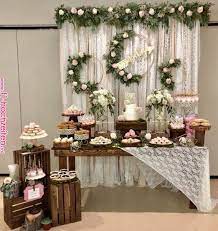 Beyazbegonvil Organizasyonlarda Rustic Dekorasyon Modasi Engagement Ideas In 2019 Pinter Bridal Shower Rustic Bridal Shower Decorations Rustic Baby Shower