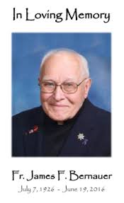 Fr. James Bernauer Obituary June 19, 2016