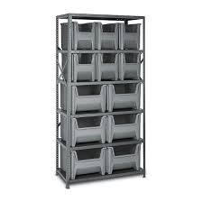 Great savings & free delivery / collection on many items. Quantum Heavy Duty Clear View Bin Storage Center With 6 Small Bins 6 Medium Bins Qsbu 600800