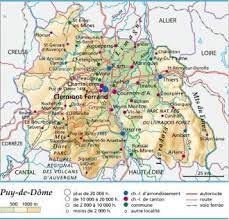 Vous pourrez consulter la carte de france, les photos, et. Carte Plan Et Itineraire Departement Puy De Dome 63