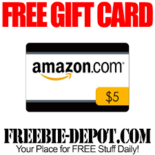 $5 amazon gift card free. Free 5 Amazon Gift Card Freebie Depot