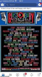 Jan 21 2021, 8:25 et. Glastonbury Festival 2019 Lineup Poster Circulates On Social Media Daily Mail Online
