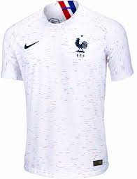 Meanwhile, the france away jersey for the 2018 world cup will be white and navy. Nike France Away Match Jersey 2018 19 Soccerpro Com France Soccer Jersey France Jersey Shirt Sale