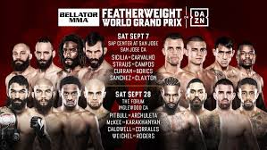 Find out when the next bellator event is and see specifics about individual fights. Bellator 226 228 Opening Round Fights Set For Featherweight Tourney