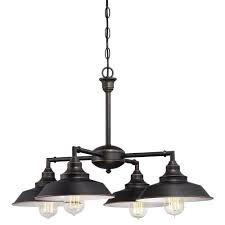 This fixture features a luxurious oil rubbed bronze finish, a graceful design, and frosted glass shade. Convertible Chandelier Oil Rubbed Bronze Semi Flush Mount Iron Hill 4 Light 24034634338 Ebay