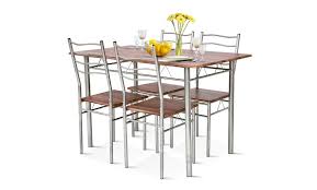 5 piece kitchen table sets. Up To 62 Off On 5 Piece Dining Table Set Wood Groupon Goods