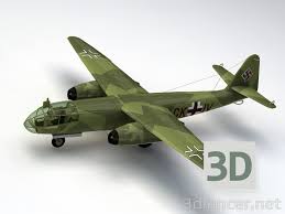 Produced in very limited numbers, it was used almost entirely in the reconnaissance role. 3d Model Arado Ar 234 33073 3dlancer Net