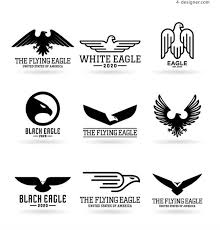 Black And White Eagle Logo 4 Designer Black Eagle Logo Vector In 2020 Eagle Silhouette Wings Logo Eagle