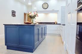 Farrow Ball Inspiration Stiffkey Blue Kitchen Design Small Space Kitchen Feature Wall Blue Kitchens