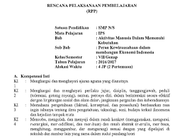 Kumpulan rpp 1 lembar ips smp mts kelas 9 semester genap. Rpp Ips Kls Vii Smp Semester 2 K13 Bab 4 Subtema 1 File Guru Now